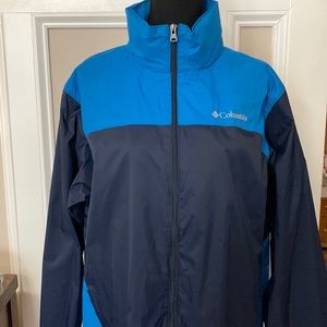 Columbia hooded full zip windbreaker